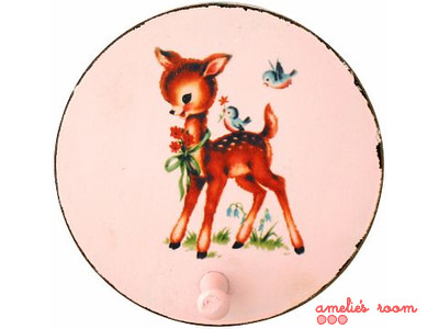 Vintage Fawn Wall Hook